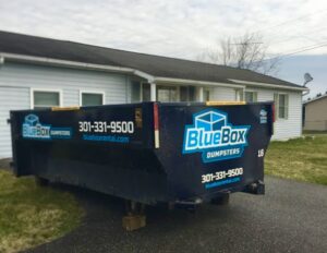 Rent this BlueBox Rental dumpster in Hagerstown, MD